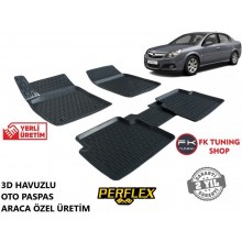 Opel Vectra C 3D Havuzlu Oto Paspas Seti Perflex Marka 2002-2008
