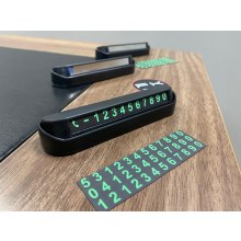 PARK TEL NUMARATÖR MIKNATISLI OTO CAM KARTI FOSFORLU 