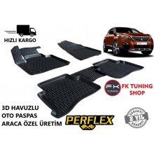Peugeot 3008 3D Havuzlu Oto Paspas Seti Perflex 2019 ve üzeri
