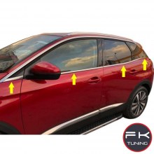 PEUGEOT 3008 KROM CAM ÇITASI 8 PARÇA 2016 VE ÜZERİ