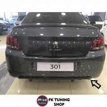 Peugeot 301 Difüzör Arka Tampon Eki 2012-2016 (polyester/boyasız)
