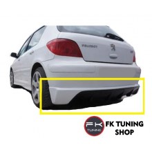Peugeot 307 Arka Tampon Eki Difüzör (polyester/boyasız