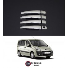 PEUGEOT EXPERT KROM KAPI KOLU PASLANMAZ ÇELİK 4 KAPI (2007-2016)