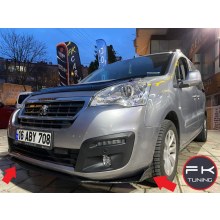 PEUGEOT PARTNER TEPEE ÖN TAMPON EKİ KANATLI 3 PARÇA (pianoblack)