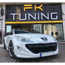 Peugeot RCZ Ön Tampon Eki Kanatlı Lip 3 Parça (pianoblack-plastik