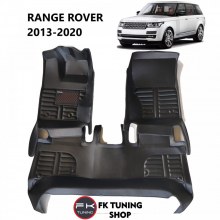 Range Rover 5D Havuzlu Paspas Seti Deluxrider Siyah Renk 2013-2020