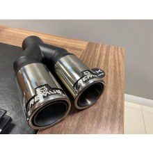 REMUS EGZOZ UCU ÇİFT ÇIKIŞ 76mm Düz Açı (1 adet