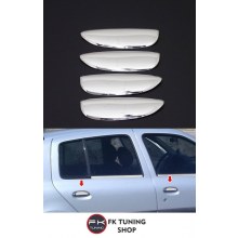 RENAULT CLİO 2 KROM KAPI KOLU PASLANMAZ ÇELİK 4 KAPI (1999-2006)