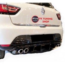 Renault Clio 4 Egzoz Görünümlü Difüzör Plastik
