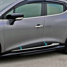 Renault Clio 4 Krom Kapı Çıtası 4 parça Renault Clio 4 Krom Kapı Çıtası 4 parça