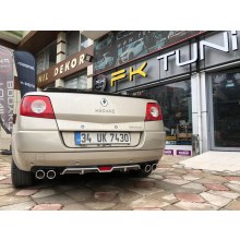 RENAULT MEGANE 2 DİFÜZÖR ÇİFT EGZOZ GÖRÜNÜMLÜ CABRİO