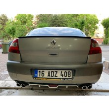 RENAULT MEGANE 2 DİFÜZÖR ÇİFT EGZOZ GÖRÜNÜMLÜ (gri renk)