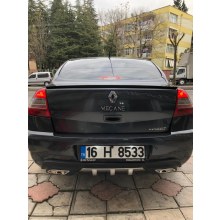 RENAULT MEGANE 2 DİFÜZÖR CİFT EGZOZ GÖRÜNÜMLÜ PLASTİK