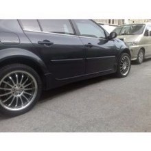 Renault Megane 2 Hatcback Yan Marşpiyel Takımı (polyester-boyasız)