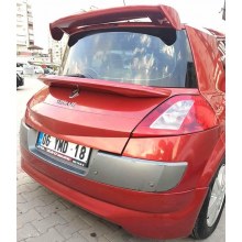 RENAULT MEGANE 2 HB BAGAJ ÜSTÜ SPOYLER BOYASIZ (polyester)