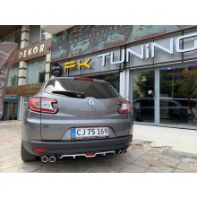 RENAULT MEGANE 3 ST DİFÜZÖR ÇİFT EGZOZ GÖRÜNÜMLÜ