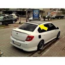 Renault Symbol Cam Üstü Spoyler 2009-2012 (polyester-boyasız) 