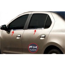 Renault Symbol Krom Cam Çıtası 2013 ve üzeri 4 Parça