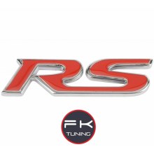 RS LOGO Bagaj-Çamurluk-Panjur KIRMIZI METAL 9 cm (YAPIŞTIRMALI)