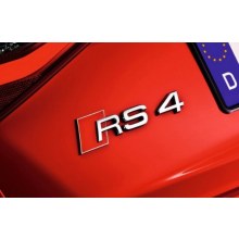 RS4 LOGO KROM RENK YAPIŞTIRMA ( 1 ADET