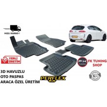 Seat Leon 3D Havuzlu Oto Paspas Seti Perflex 2006-2012 kampanya