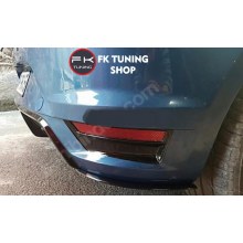 Seat Leon Aero Arka Tampon Flapları (plastik-pianoblack