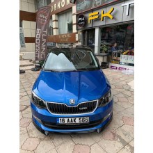 SKODA FABİA ÖN TAMPON LİPİ PARLAK SİYAH (PLASTİK)