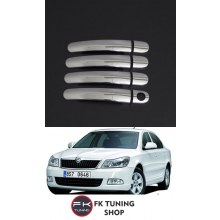 SKODA OCTAVİA 2 FACELİFT KROM KAPI KOLU PASLANMAZ ÇELİK