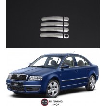 SKODA OCTAVİA A4 KROM KAPI KOLU PASLANMAZ ÇELİK 4 KAPI (1999-2004)