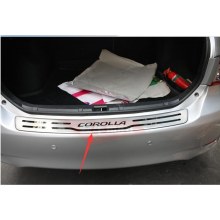 TOYOTA COROLLA ARKA TAMPON EŞİĞİ KROMU MODEL 3 ( 2010-2013
