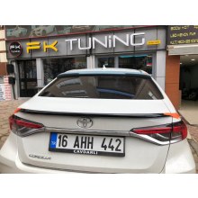 TOYOTA COROLLA BAGAJ ÜSTÜ SPOYLER (2019 ve üzeri) polyester-boyasız