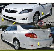TOYOTA COROLLA BODY KİT makyajsız kasa (polyester-boyasız)