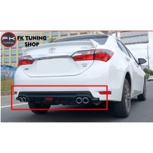 TOYOTA COROLLA DİFÜZÖR EGZOZ GÖRÜNÜMLÜ 2012 ve üzeri (siyah renk