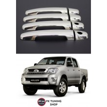 TOYOTA HİLUX KROM KAPI KOLU PASLANMAZ ÇELİK 4 KAPI (2006-ÜZERİ)
