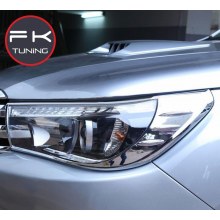 TOYOTA HİLUX REVO FAR ÇERÇEVESİ KROM KAPLAMA 2016-2019