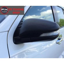TOYOTA HİLUX REVO MAT SİYAH AYNA KAPAĞI 2016-2019 (plastik)