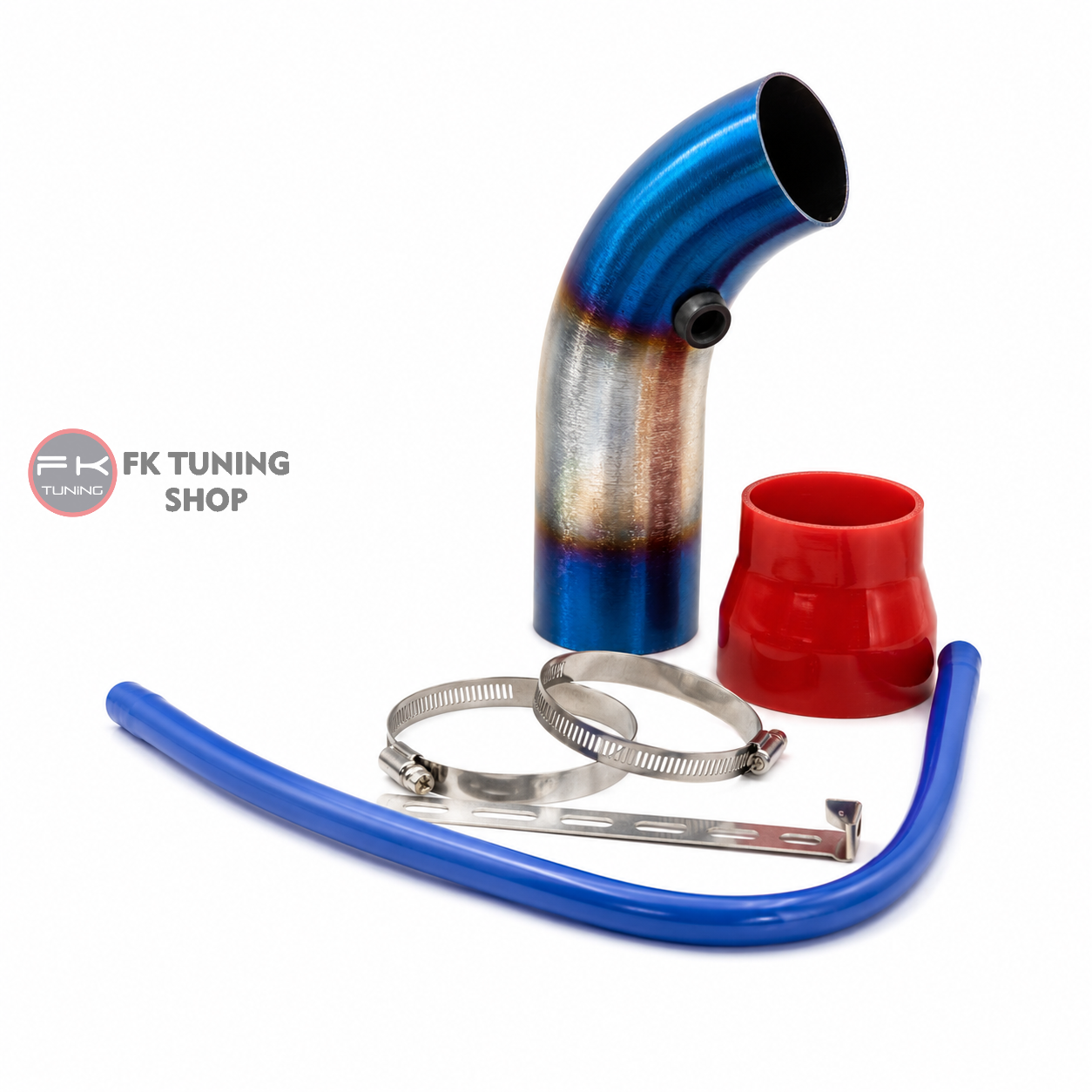 Universal Hava Filtresi Borusu Kısa Tip 76mm (jdm yanık renk 