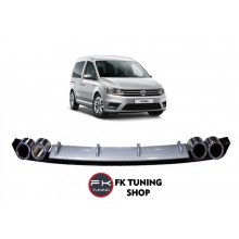 Volkswagen Caddy Egzoz Görünümlü Difüzör Plastik (araca özel)