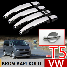 VOLKSWAGEN TRANSPORTER T5 KROM KAPI KOLU PASLANMAZ ÇELİK 4 KAPI (2010-ÜZERİ)