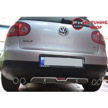 VOLKSWAGEN GOLF 5 DİFÜZÖR ÇİFT EGZOZ GÖRÜNÜMLÜ (gri renk