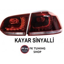 VOLKSWAGEN GOLF 6 R20 KAYAR SİNYALLİ LED STOP (2008-2013)