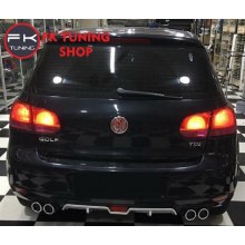 VOLKSWAGEN GOLF 6 DİFÜZÖR ÇİFT EGZOZ GÖRÜNÜMLÜ (gri renk