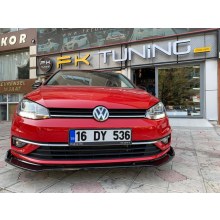 VOLKSWAGEN GOLF 7.5 KANATLI ÖN TAMPON EKİ (PARLAK SİYAH)