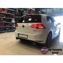 VW Golf 7 - 7.5 Uyumlu Kırmızı 7.5 Dizayn Kayar Sinyalli Led Stop Takımı (2012-2020)