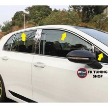Volkswagen Golf 8 Cam Üstü Krom Cam Çıtası 6 Parça