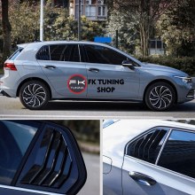 Volkswagen Golf 8 Kelebek Cam Jaluzisi Pianoblack Renk