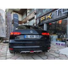 VOLKSWAGEN JETTA DİFÜZÖR ÇİFT EGZOZ GÖRÜNÜMLÜ MAKYAJLI KASA
