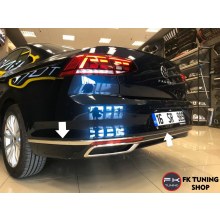 Volkswagen Passat B8.5 Arka Tampon Altı Krom Çıtası 2019 ve üzeri