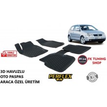 Volkswagen Polo 3D Havuzlu Oto Paspas Seti Perflex 2002-2009