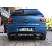 VOLKSWAGEN POLO DİFÜZÖR CİFT EGZOZ GÖRÜNÜMLÜ PLASTİK